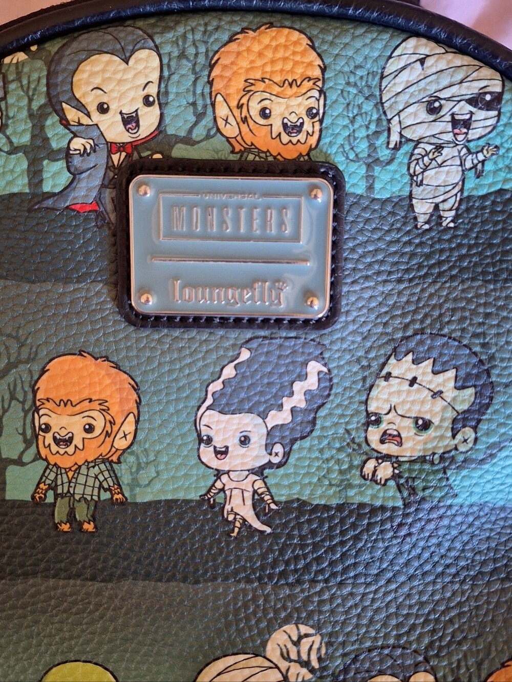 Loungefly Chibi Monsters Purse - Picture 2 of 6